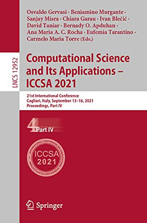 Computational Science and Its Applications – ICCSA 2021