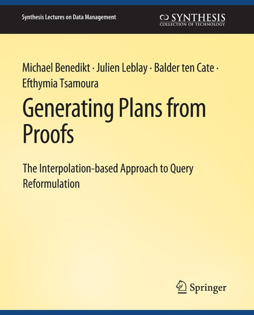 Generating Plans from Proofs