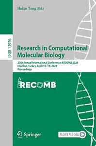 Research in Computational Molecular Biology 