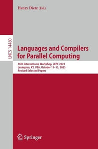Languages and Compilers for Parallel Computing 