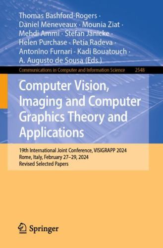 Computer Vision, Imaging and Computer Graphics Theory and Applications