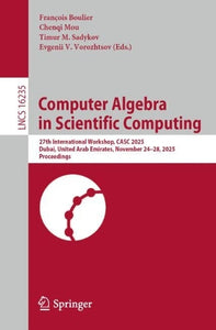 Computer Algebra in Scientific Computing 