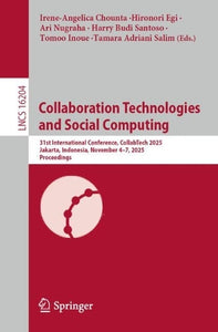 Collaboration Technologies and Social Computing 