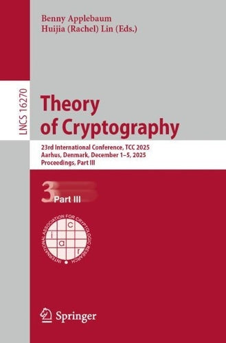 Theory of Cryptography