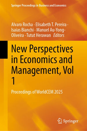 New Perspectives in Economics and Management, Vol 1