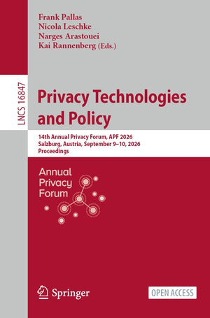 Privacy Technologies and Policy