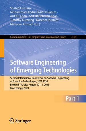 Software Engineering of Emerging Technologies