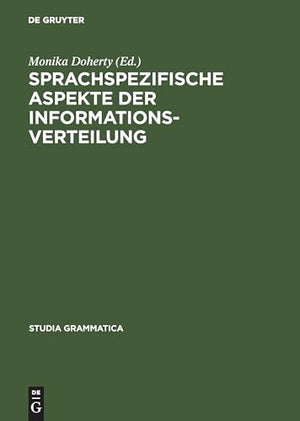 Sprachspezifische Aspekte der Informationsverteilung