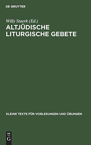 Altjdische Liturgische Gebete