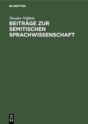 Beitrge Zur Semitischen Sprachwissenschaft