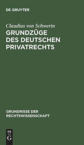 Grundzuge des deutschen Privatrechts