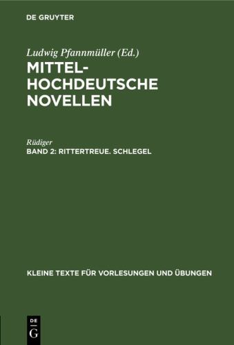 Rittertreue. Schlegel