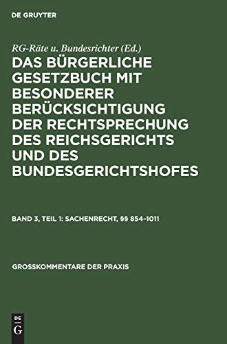 Sachenrecht,  854-1011