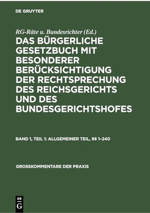 Allgemeiner Teil,  1-240
