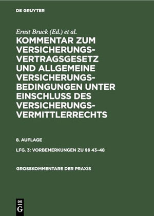 Vorbemerkungen Zu  43-48
