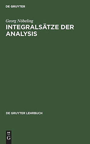 Integralstze Der Analysis