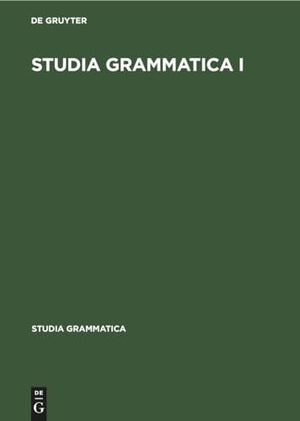 Studia Grammatica I