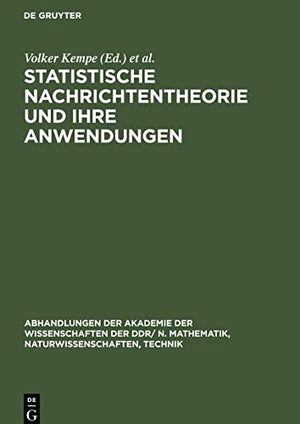 Statistische Nachrichtentheorie Und Ihre Anwendungen