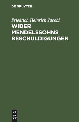 Wider Mendelssohns Beschuldigungen