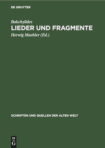 Lieder Und Fragmente 