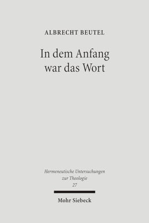 In dem Anfang war das Wort