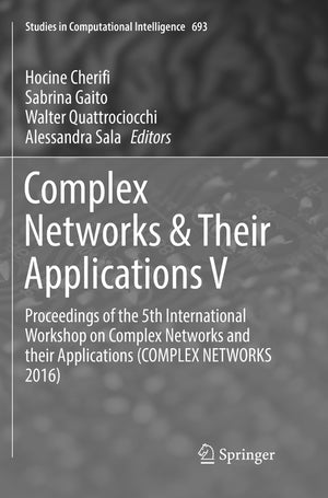 Complex Networks & Their Applications V