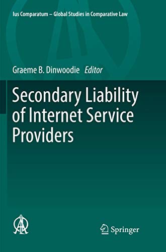 Secondary Liability of Internet Service Providers