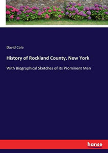 History of Rockland County, New York 