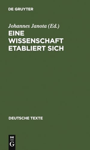 Eine Eine Wissenschaft etabliert sich