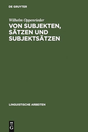 Von Subjekten, Sätzen und Subjektsätzen