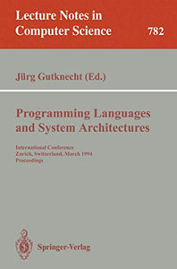 Programming Languages and System Architectures 