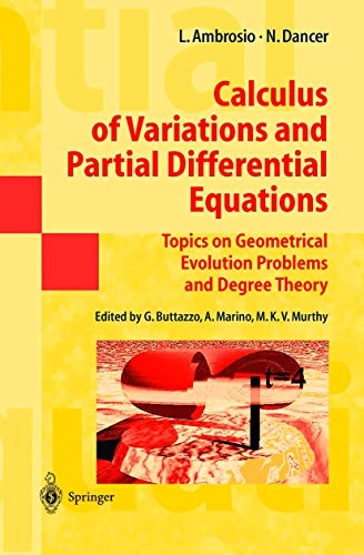 Calculus of Variations and Partial Differential Equations