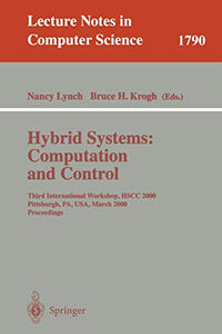 Hybrid Systems: Computation and Control 