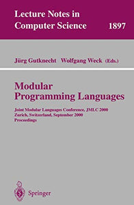 Modular Programming Languages 