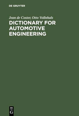 Dictionary for Automotive Engineering