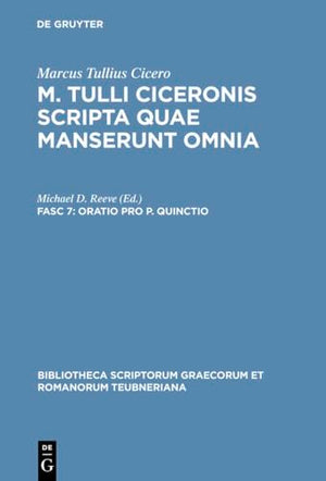 Scripta Quae Manserunt Omnia, fasc. 7