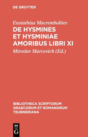 De Hysmines Et Hysminiae Amor CB