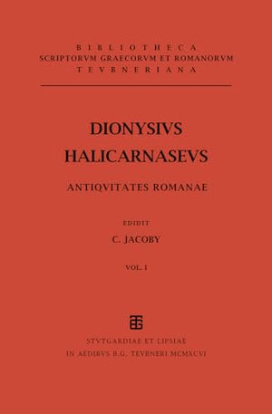 Antiquitatum Romanarum quae supersunt, vol. I