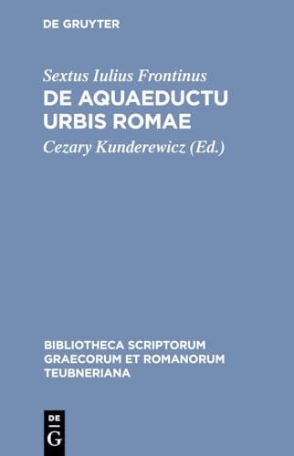 De Aquaeductu Urbis Romae
