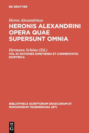 Opera Quae Supersunt Omnia, vol. III