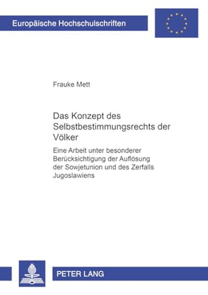 Das Konzept des Selbstbestimmungsrechts der Voelker