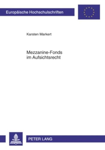 Mezzanine-Fonds Im Aufsichtsrecht
