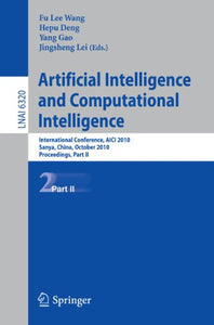 Artificial Intelligence and Computational Intelligence 