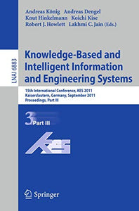 Knowledge-Based and Intelligent Information and Engineering Systems, Part III 
