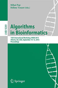 Algorithms in Bioinformatics 