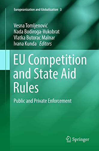 EU Competition and State Aid Rules By Vlatka Malnar | World of Books US