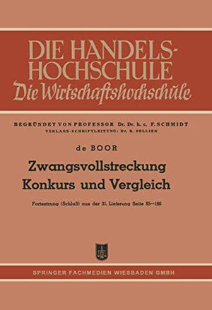 Zwangsvollstreckung Konkurs und Vergleich