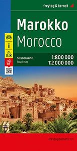 Morocco Road Map 1:800 000 - 1:2 000 000 