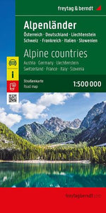 Alpine Countries Road Map 