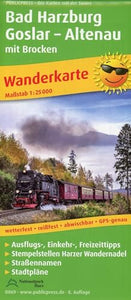 Bad Harzburg - Goslar - Altenau, hiking map 1:25,000 